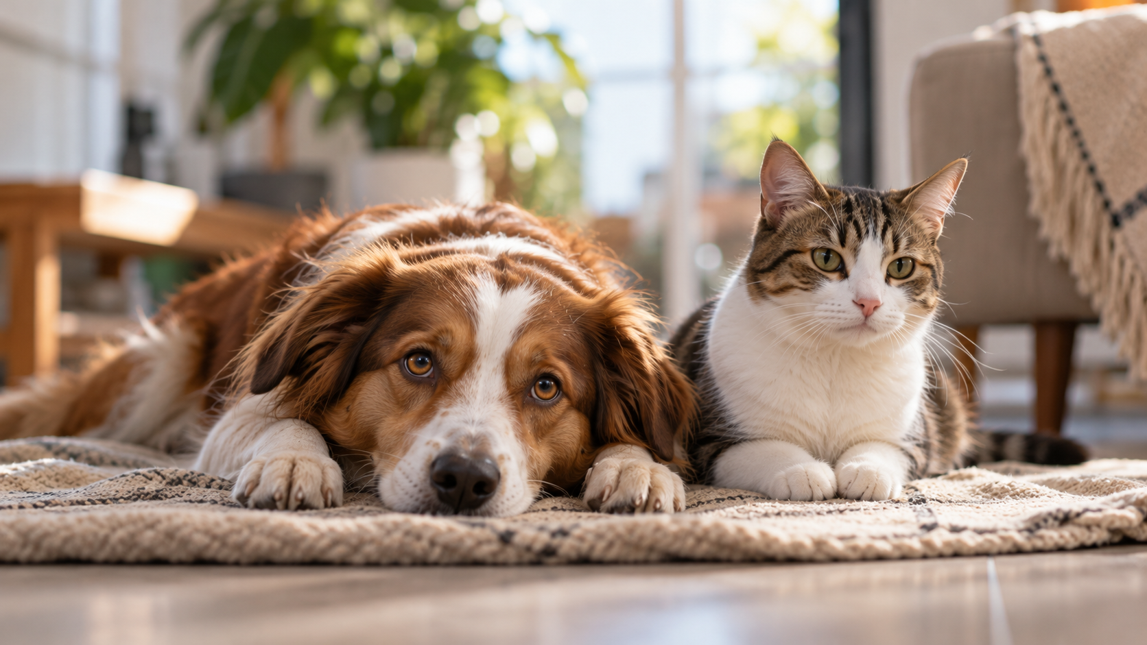 Cozy Companions on the Rug